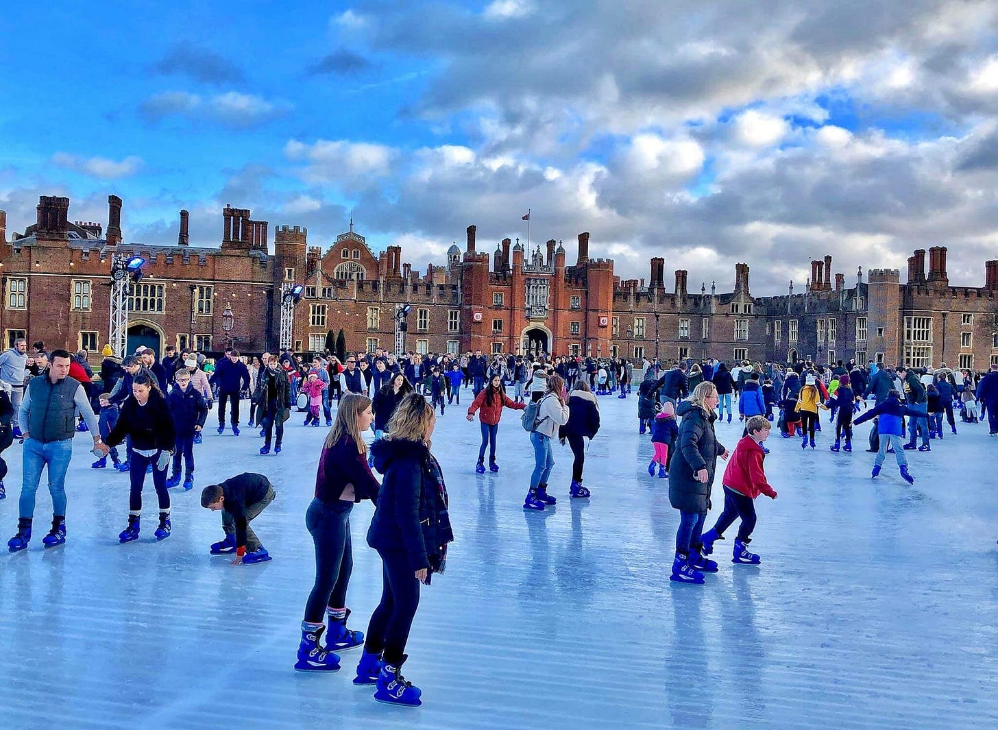 Skate at Hampton Court Palace's festive ice rink this Christmas Skate at Hampton Court Palace's festive ice rink this Christmas