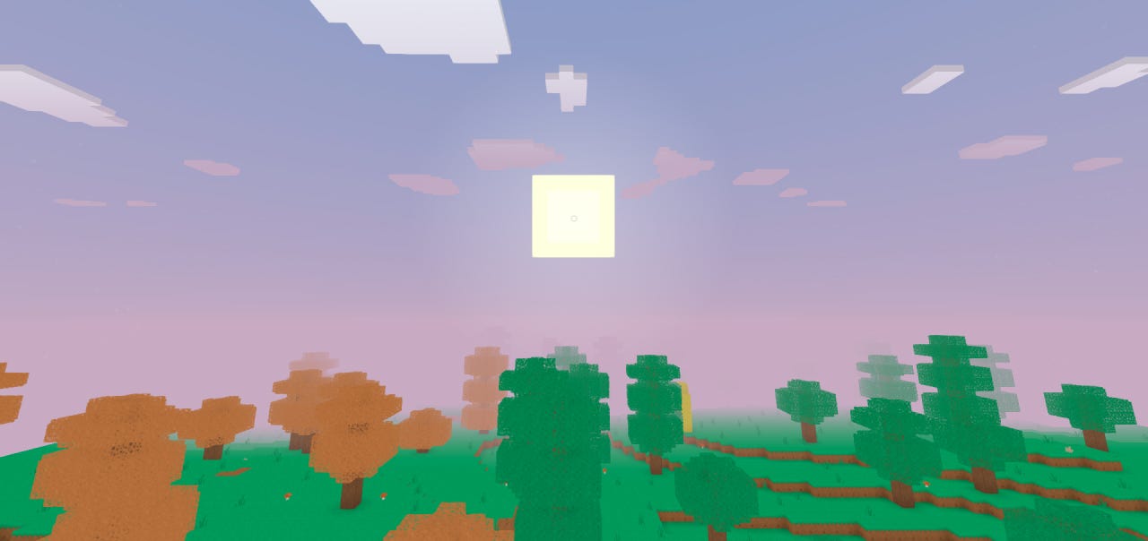 an open voxel world an open voxel world