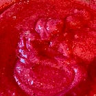 Fresh Raspberry Sorbet with Lime & Honey
