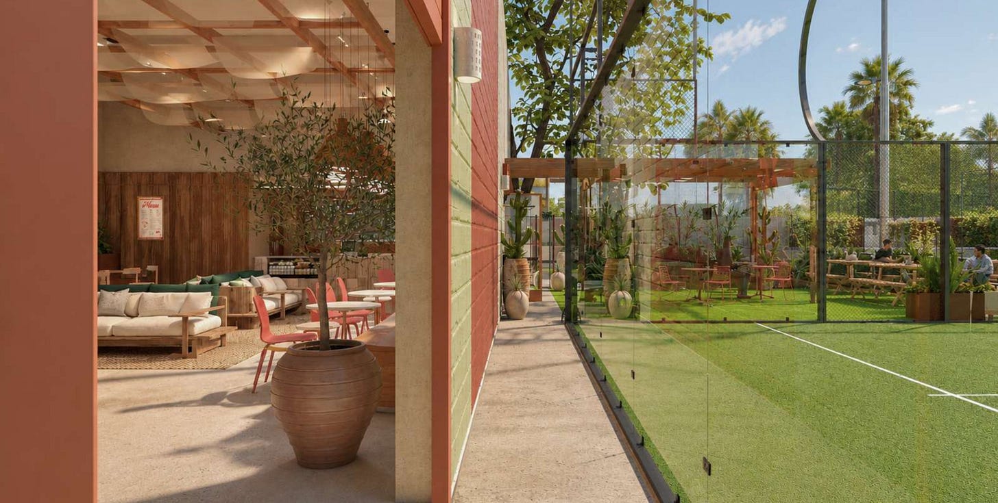 Rendering of Bay Padel in San Jose, CA Rendering of Bay Padel in San Jose, CA