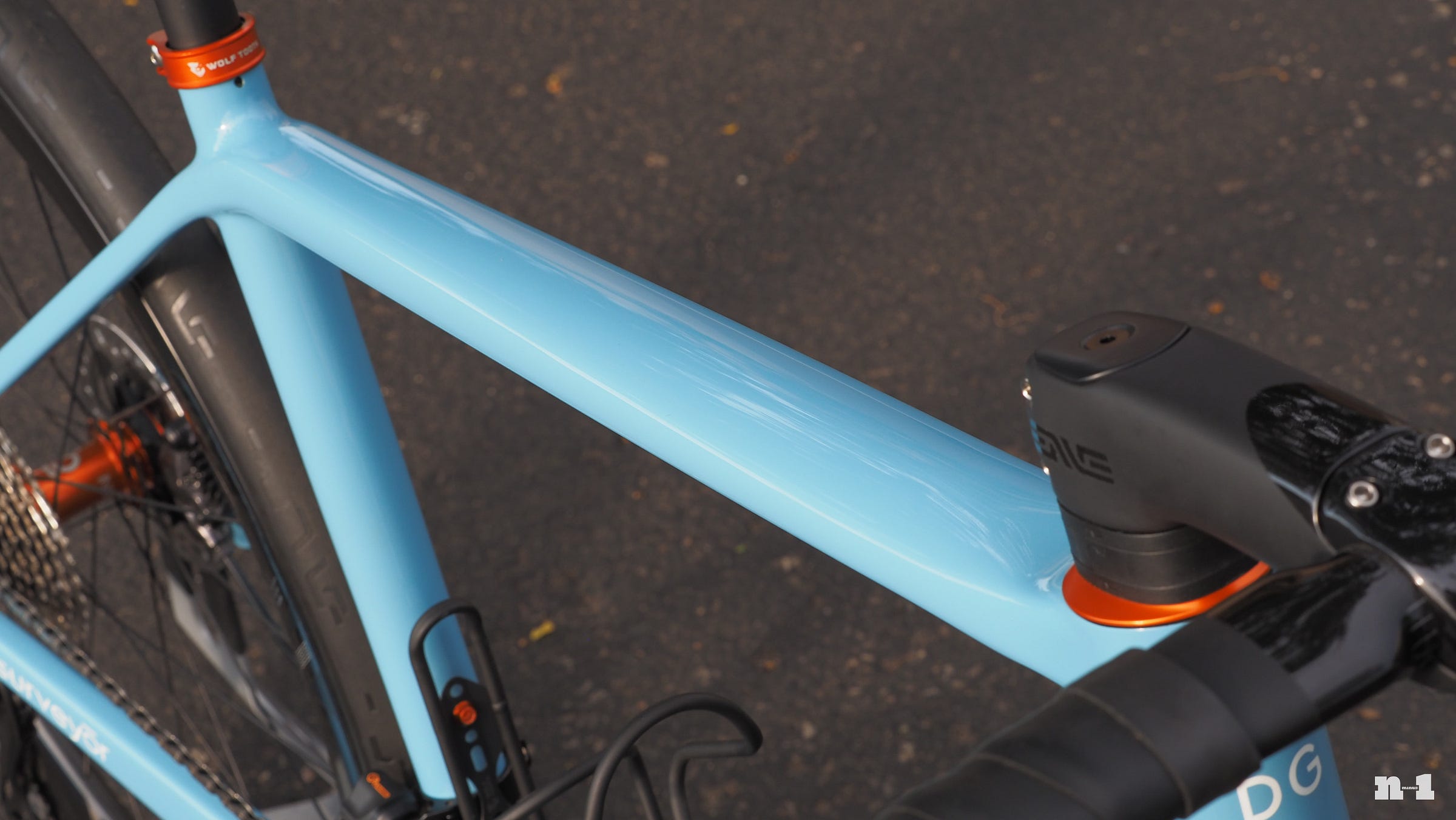 Bridge Bike Works Surveyor top tube