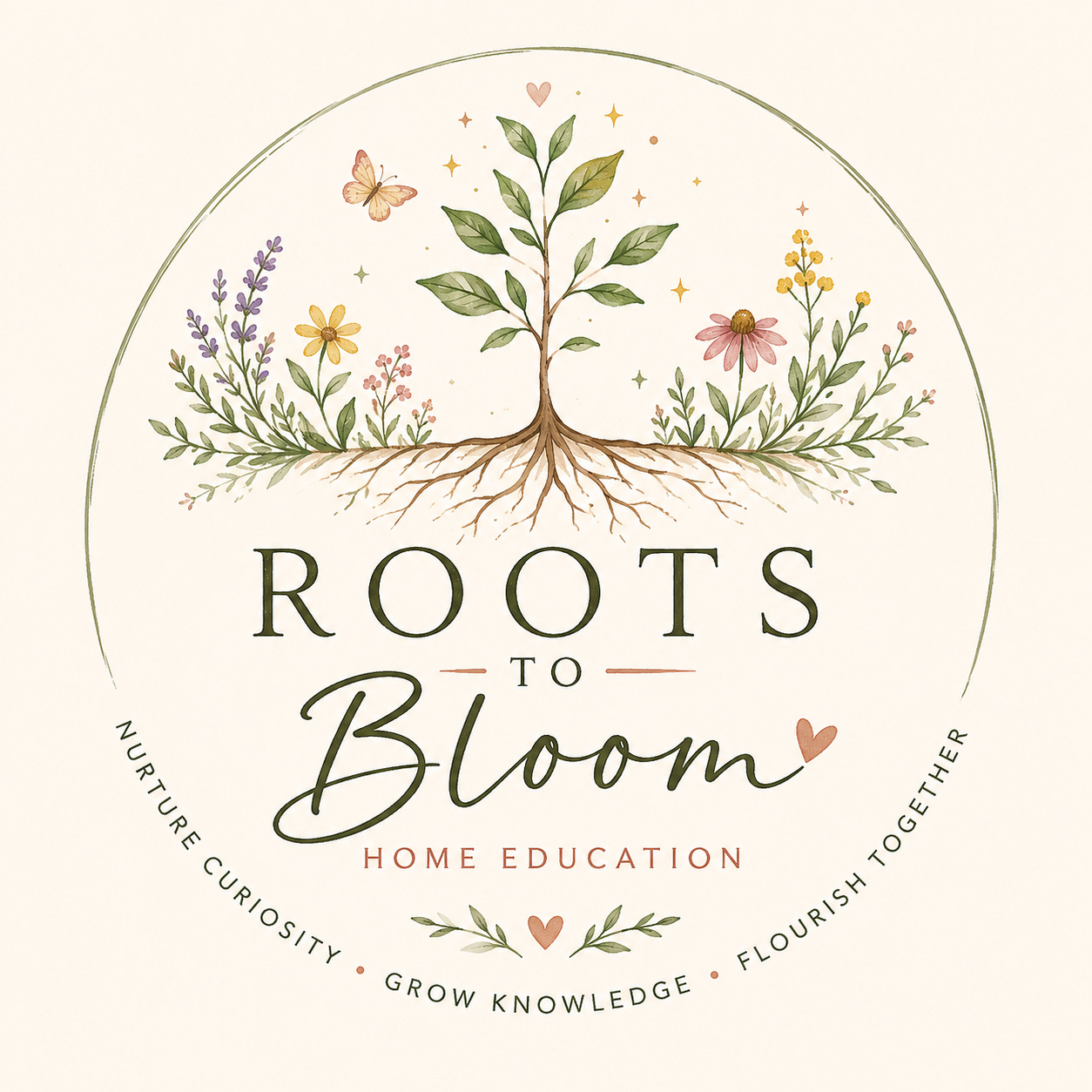 Roots to Bloom logo