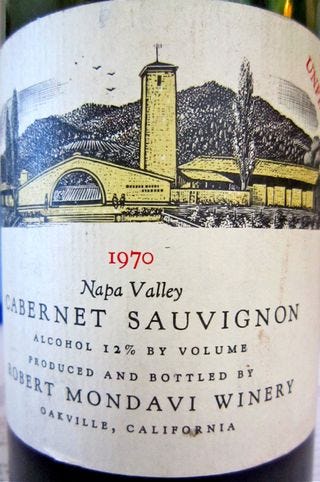 A- Best Wines of the Year - Mondavi Label CU A- Best Wines of the Year - Mondavi Label CU