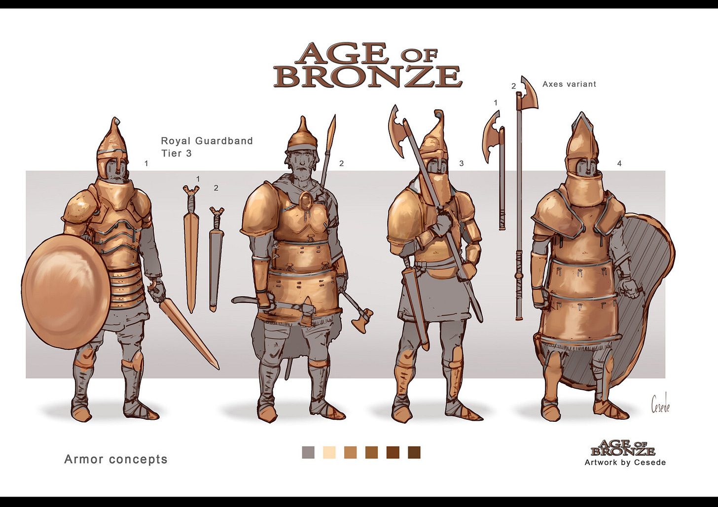 Juanma Cesede . - AGE OF BRONZE