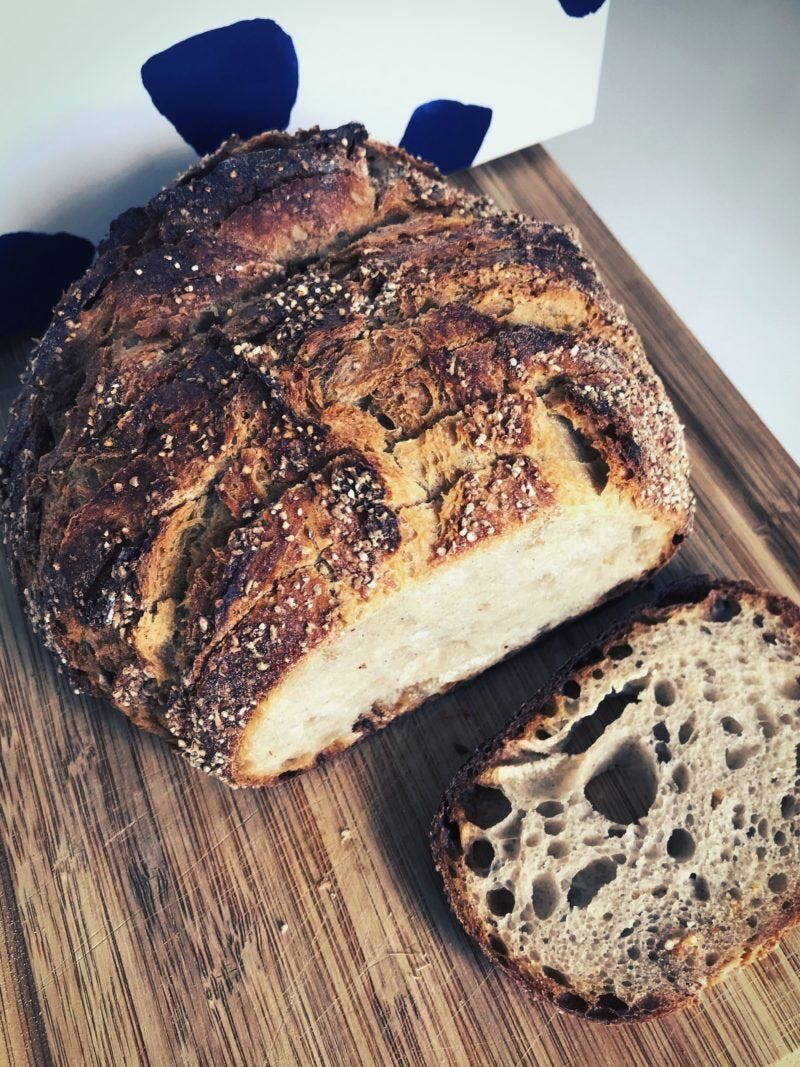 pain au levain à la farine de sarrasin Cyril Lignac