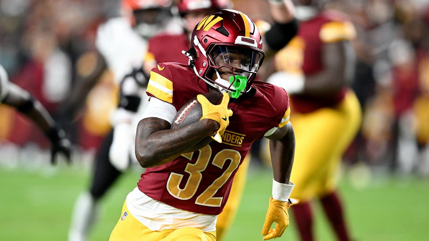 Jacory Croskey-Merritt - Washington Commanders Running Back - ESPN