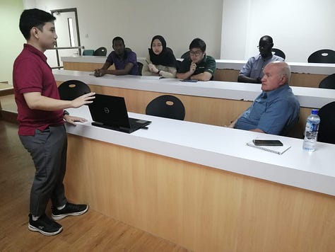 Prof Becek visit to School of Digital Science, Universiti Brunei Darussalam