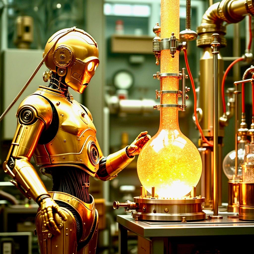 A robot in a science lab

Description automatically generated