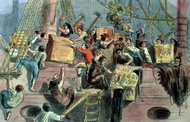 How the Boston Tea Party's 'destruction of the tea' changed American history • SC Daily Gazette How the Boston Tea Party's 'destruction of the tea' changed American history • SC Daily Gazette