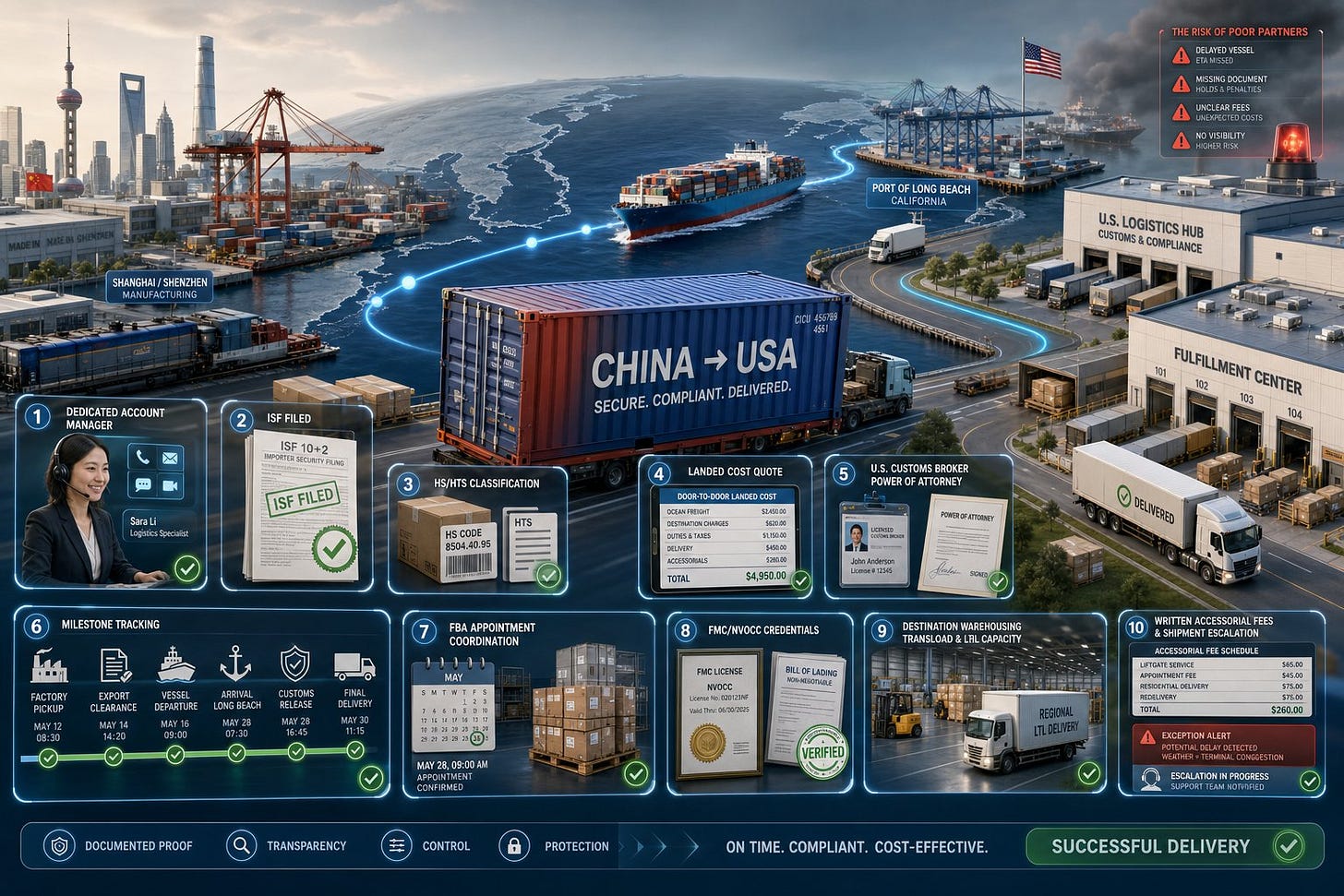 China to USA Freight Forwarding 10 Standout Signs China to USA Freight Forwarding 10 Standout Signs