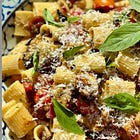Grilled Eggplant Pasta Salad