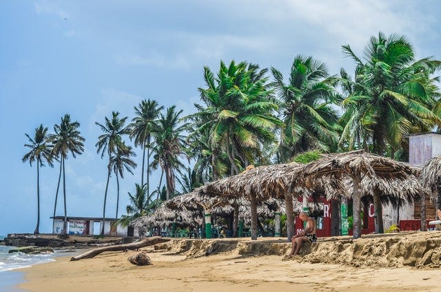A nice seaside settlement in Jamaica
