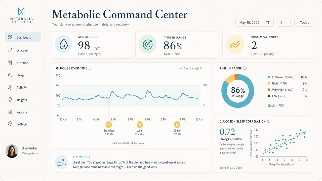 Metabolic Command Center