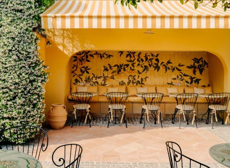 The vintage-filled interiors of Hôtel La Pérouse, Nice