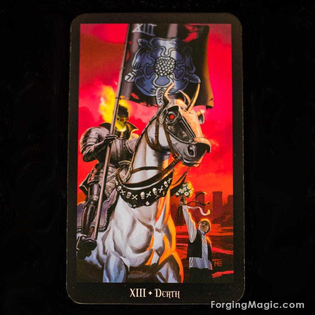 Witches Tarot Deck Death Card