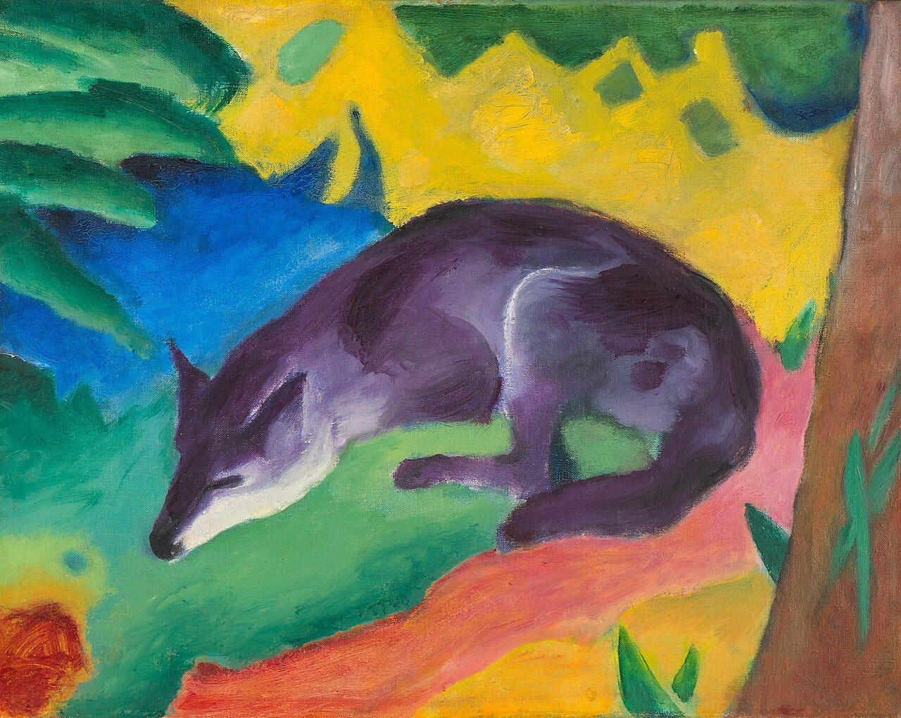 Animal painting by Franz Marc