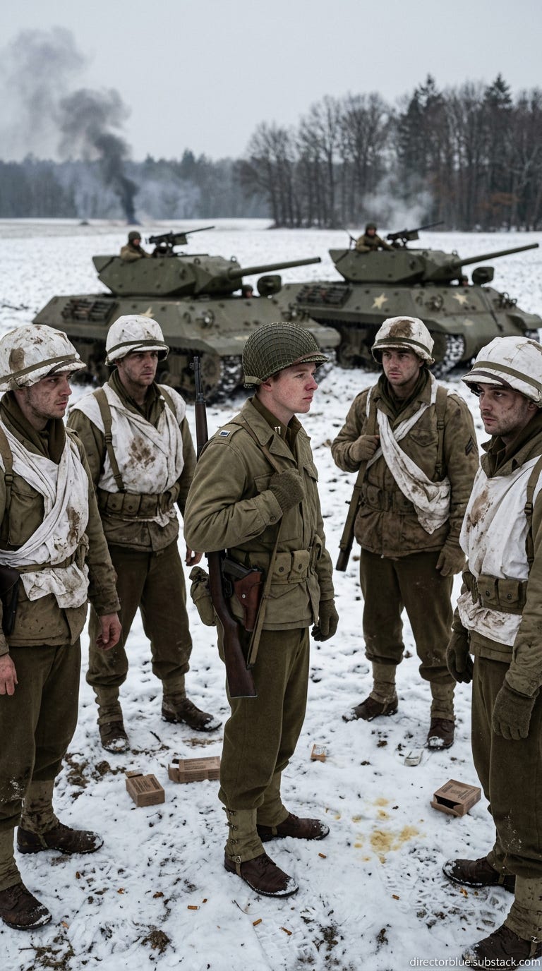 next in series please IMAGE PROMPT FOR UNIVERSITY HISTORY CLASS REENACTMENT H201 9x16 vertical photorealistic image overcast gray winter dawn flat diffused natural light shot on a modern cinema camera 50mm lens slight grain to emulate period_image_1