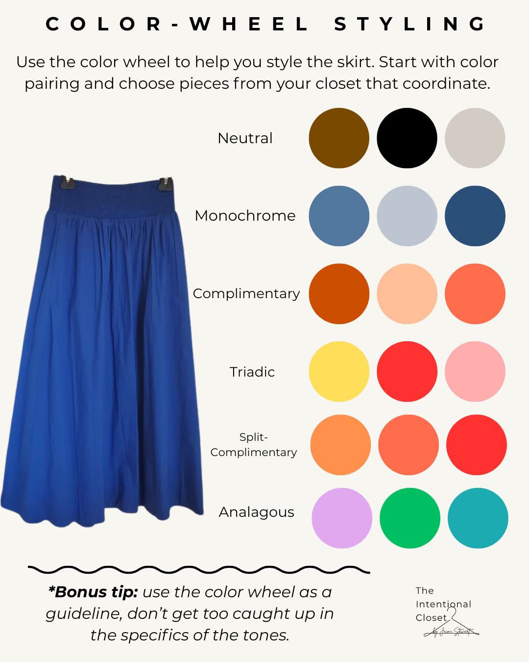 color wheel, styling help, color wheel styling