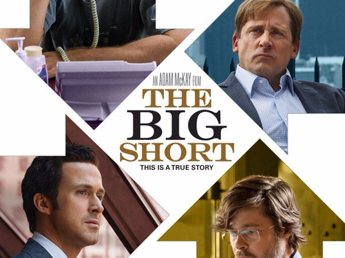 The Big Short film: Ryan Gosling, Brad Pitt, Christian Bale and Steve  Carell feature in official poster | The Independent | The Independent