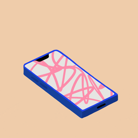 An animated phone spews fire An animated phone spews fire