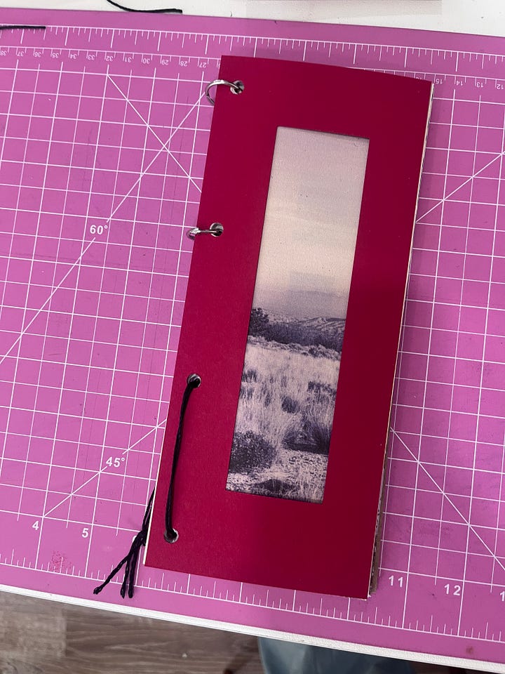 Desert Haze artist book