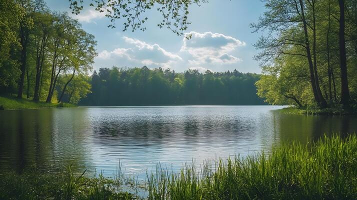 Lake With Trees Stock Photos, Images and Backgrounds for Free Download