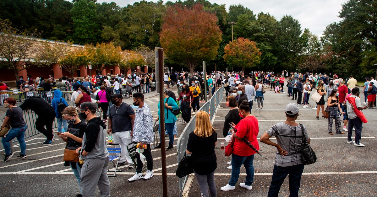 US elections: Long lines underscore multiple barriers to voting | US & Canada | Al Jazeera US elections: Long lines underscore multiple barriers to voting | US & Canada | Al Jazeera