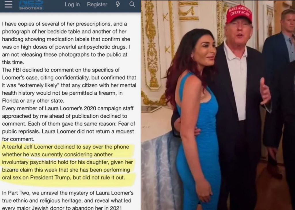 A woman in a blue dress poses next to a man in a suit against the backdrop of a luxurious interior.