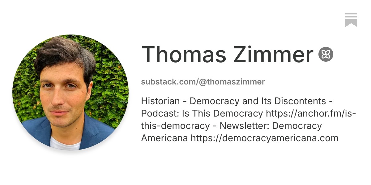 Thomas Zimmer | Substack