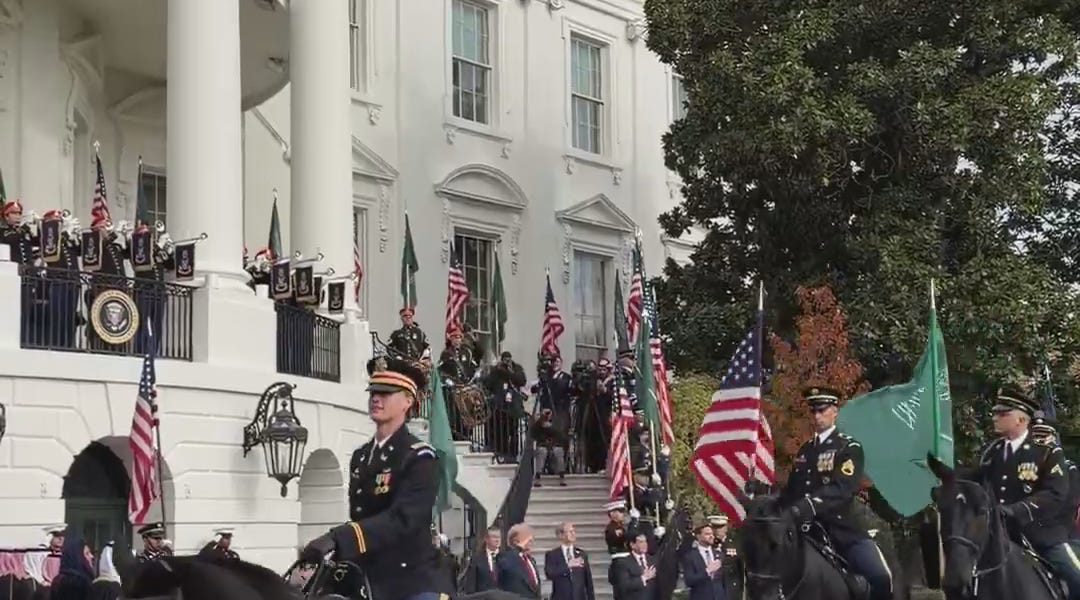 Trump Welcomes Saudi Crown MBS to White House