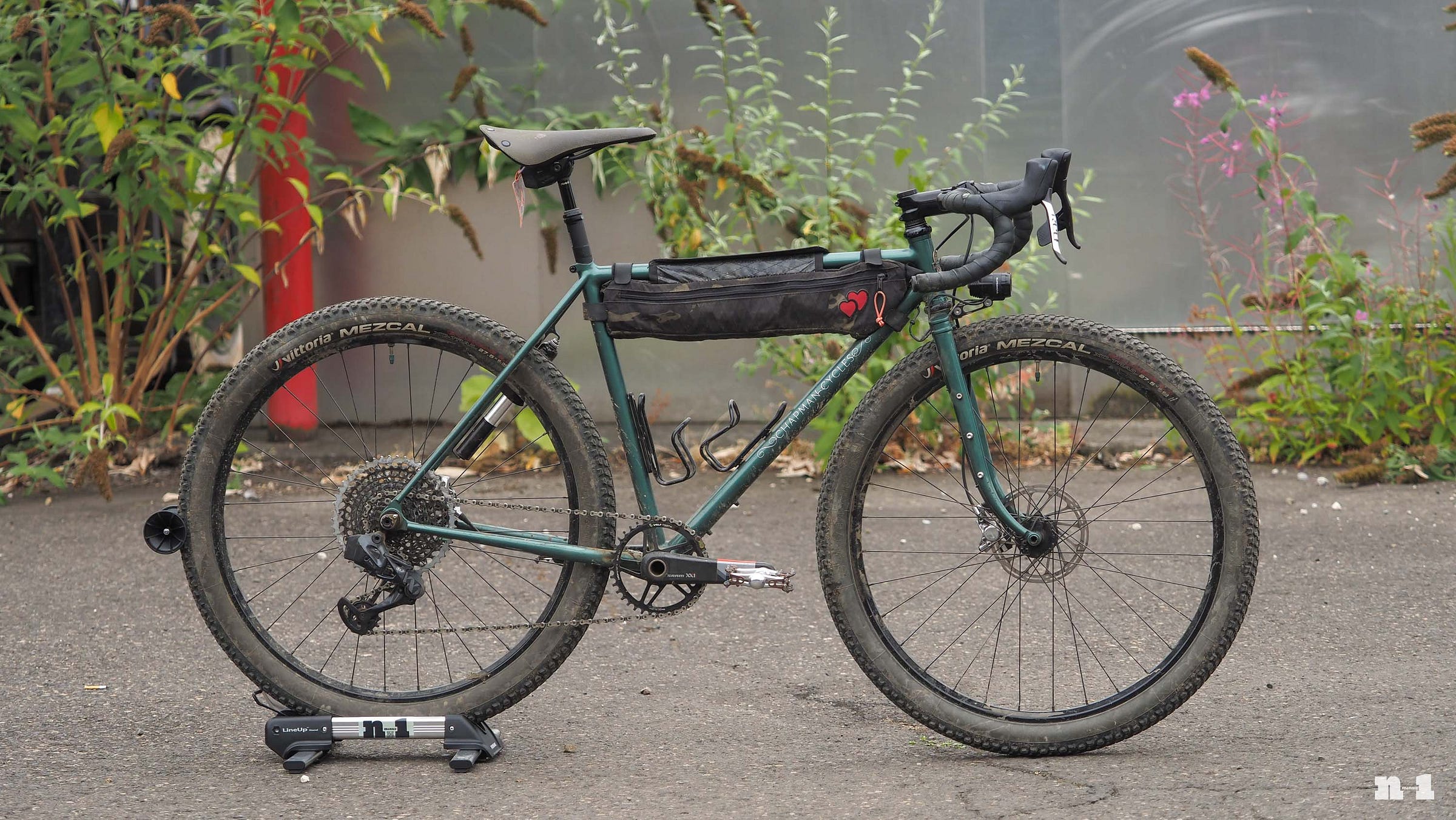 Chapman Cycles all-road bike for David Wilcox full profile view