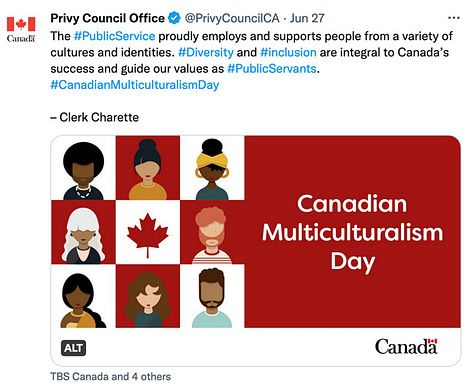 Privy Council Office tweets