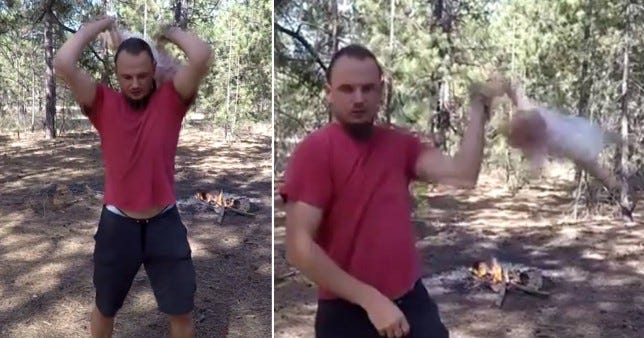 Man who swung baby around his head now one of Putin's 'puppet governors' Man who swung baby around his head now one of Putin's 'puppet governors'
