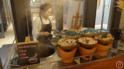 Breakfast selection at Courtyard by Marriott
