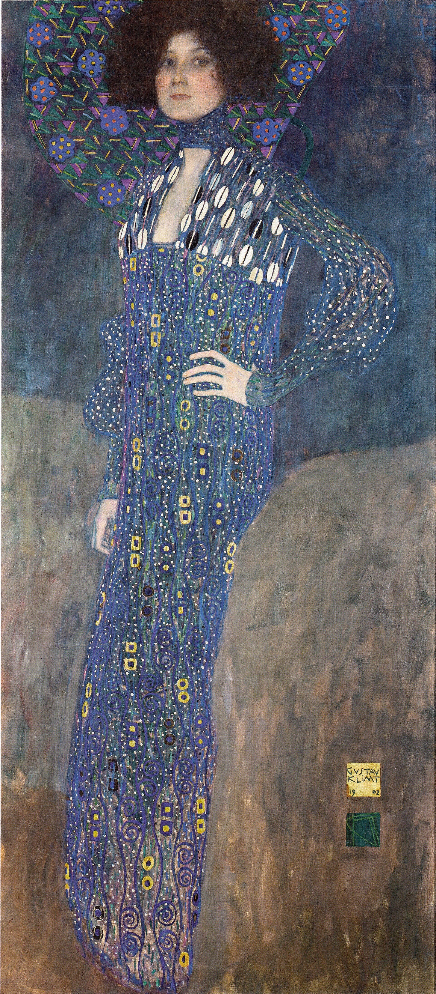 Portrait of Emilie Floge by Gustav Klimt, 1902 Portrait of Emilie Floge by Gustav Klimt, 1902