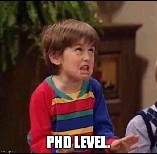 niño remedando | PHD LEVEL. | image tagged in ni o remedando | made w/ Imgflip meme maker