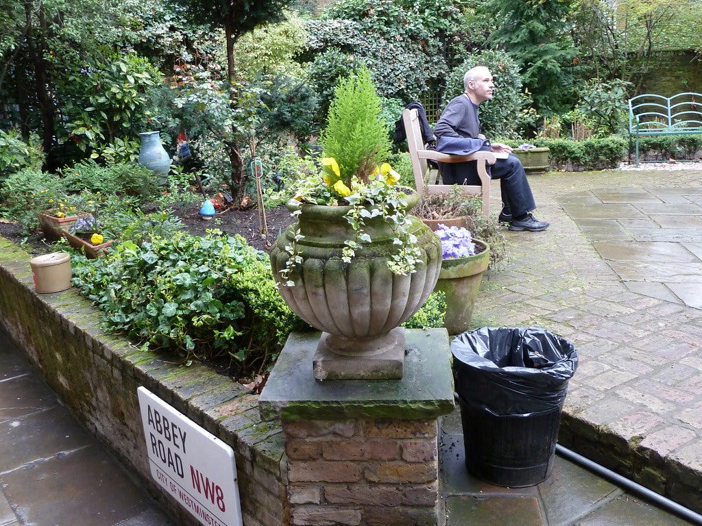 In the garden at Abbey Road (2011) - Photo: Hazel