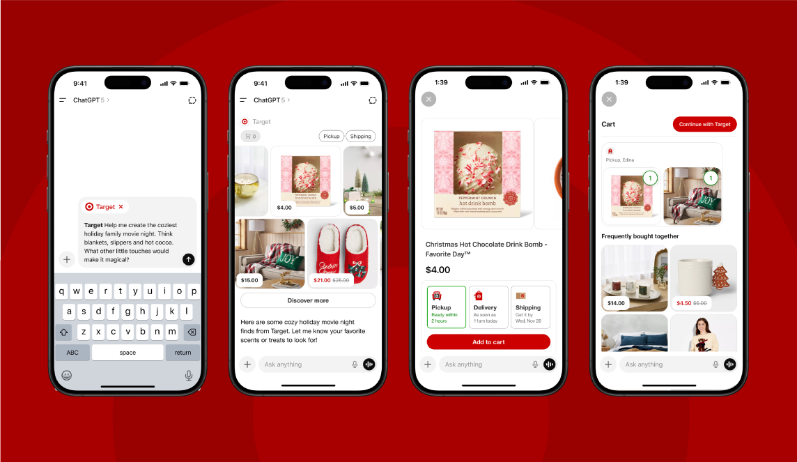 How the new Target app experience in ChatGPT makes shopping easier How the new Target app experience in ChatGPT makes shopping easier