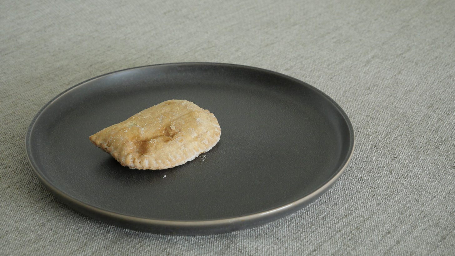 A Hostess Fruit Pie on a plate