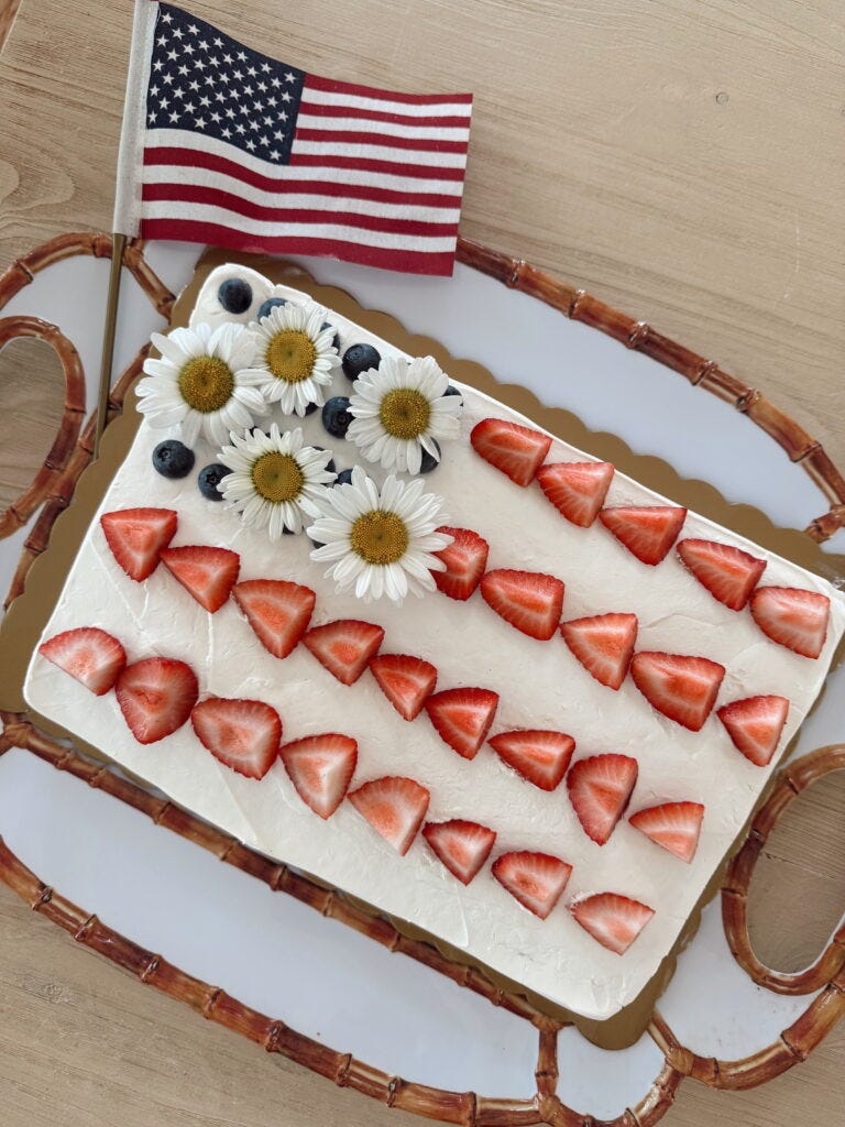 4th of july cake