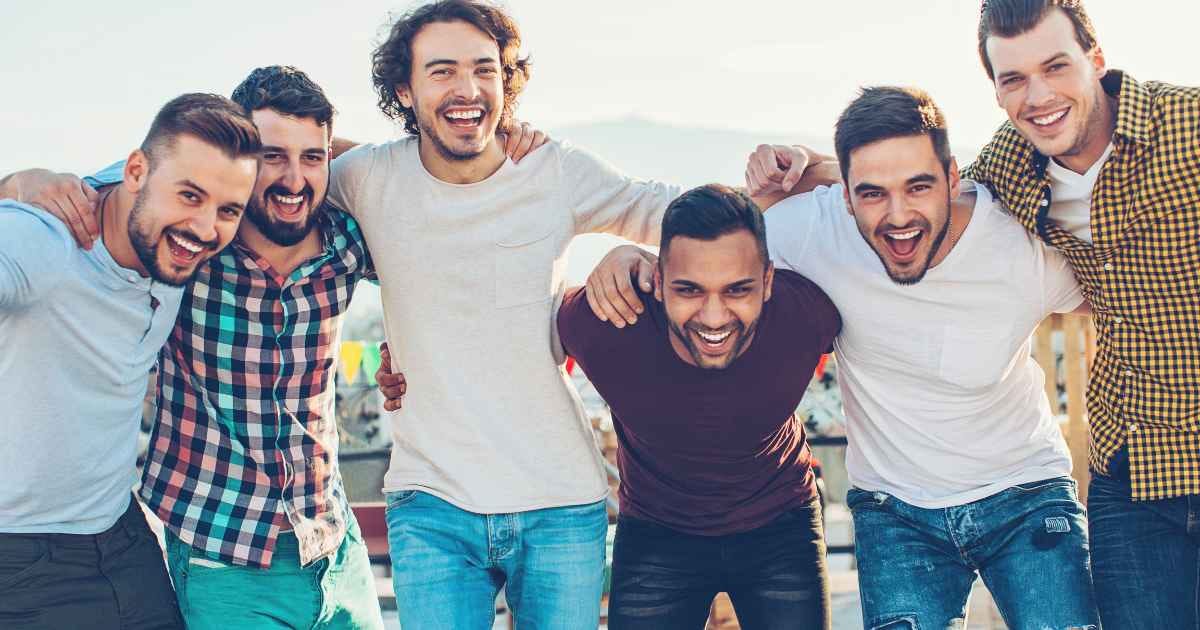group of men standing together