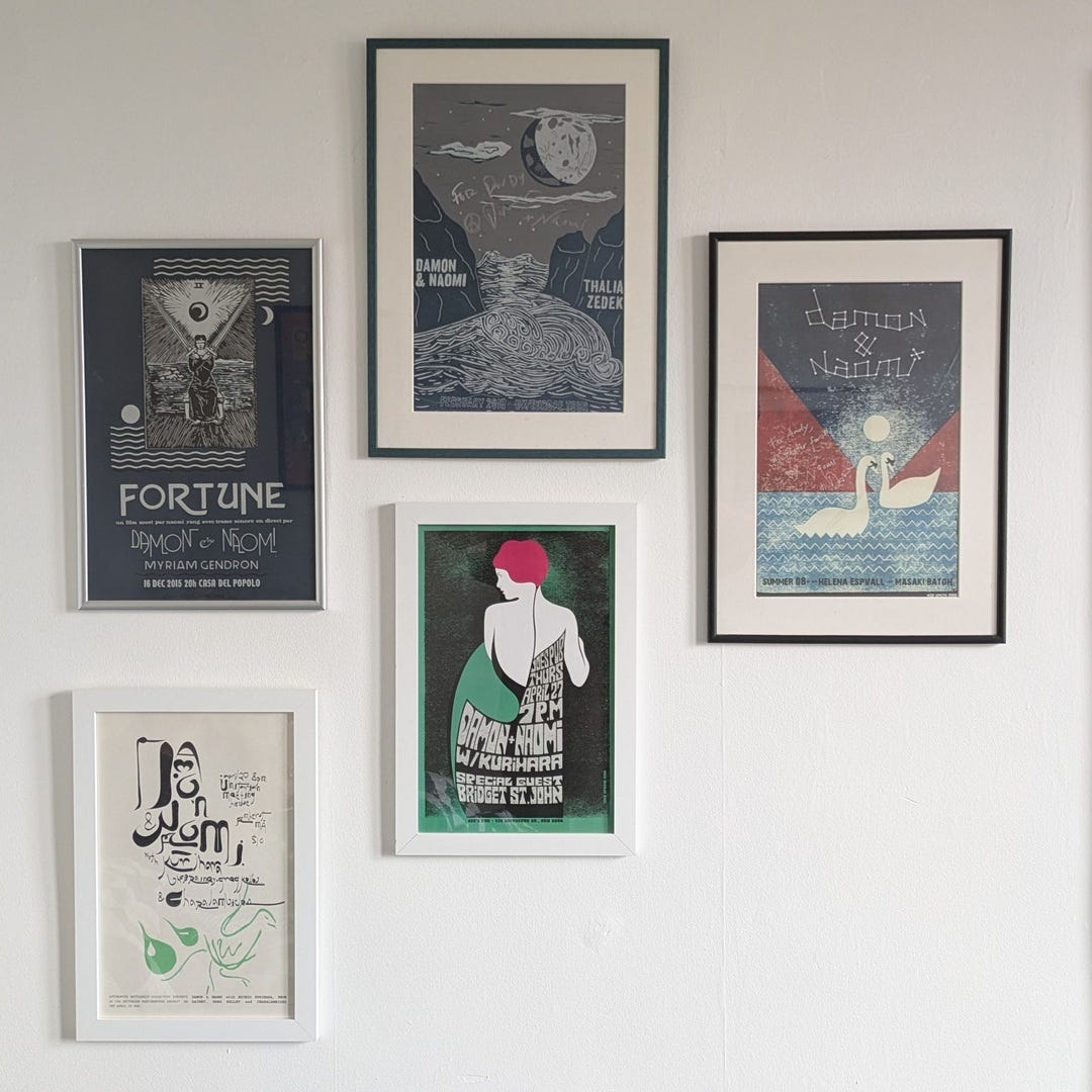 Damon & Naomi posters