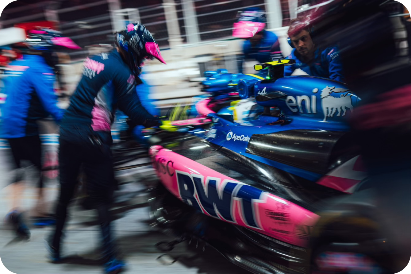 F1, Formula One, Motorsport, Sports Media, Broadcasting, Race Day, Alpine, Drive to Survive, Netflix, Content Creators, sport marketing, storytelling, Carlos Sainz, Pierre Gasly, Max Verstappen