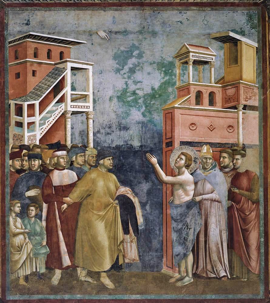 Giotto Renunciation of Worldly Goods Giotto Renunciation of Worldly Goods