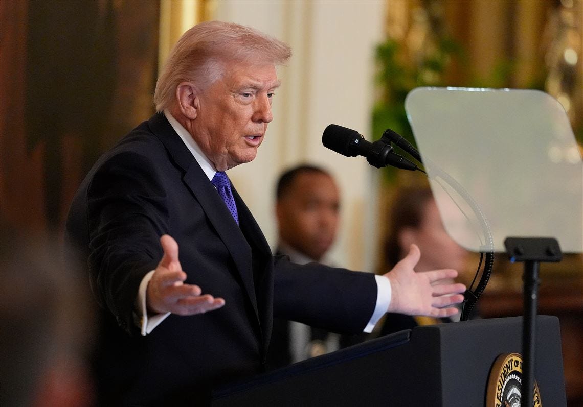 War in the Mideast widens as Trump says strikes on Iran could last several  weeks | Pittsburgh Post-Gazette