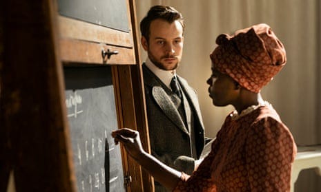 Girley Jazama and Leonard Scheicher in a scene from Measures of Men. Girley Jazama and Leonard Scheicher in a scene from Measures of Men.