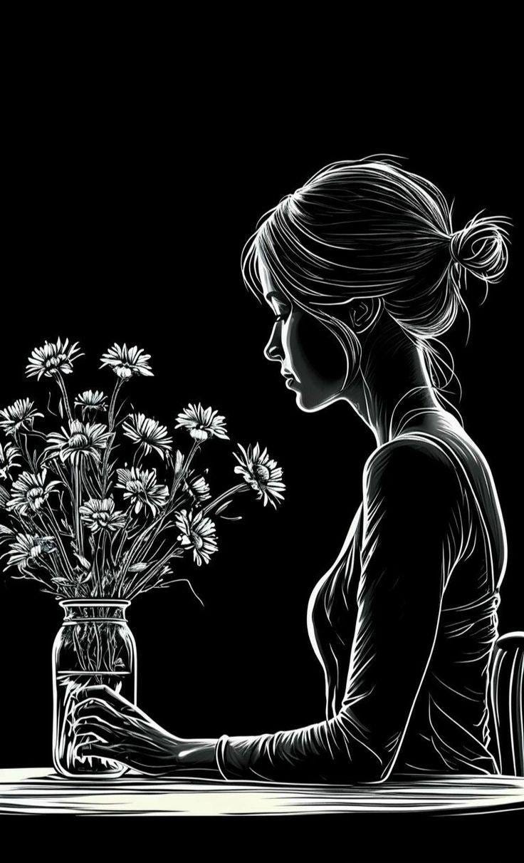 May be a doodle of baby's-breath May be a doodle of baby's-breath