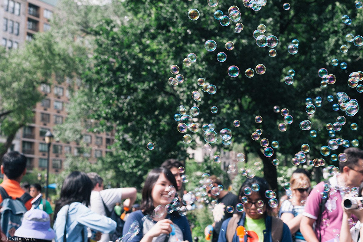 Bubbles in Union Square