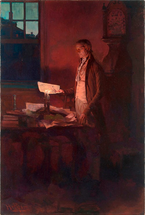 Thomas Jefferson Writing the Declaration of Independence
