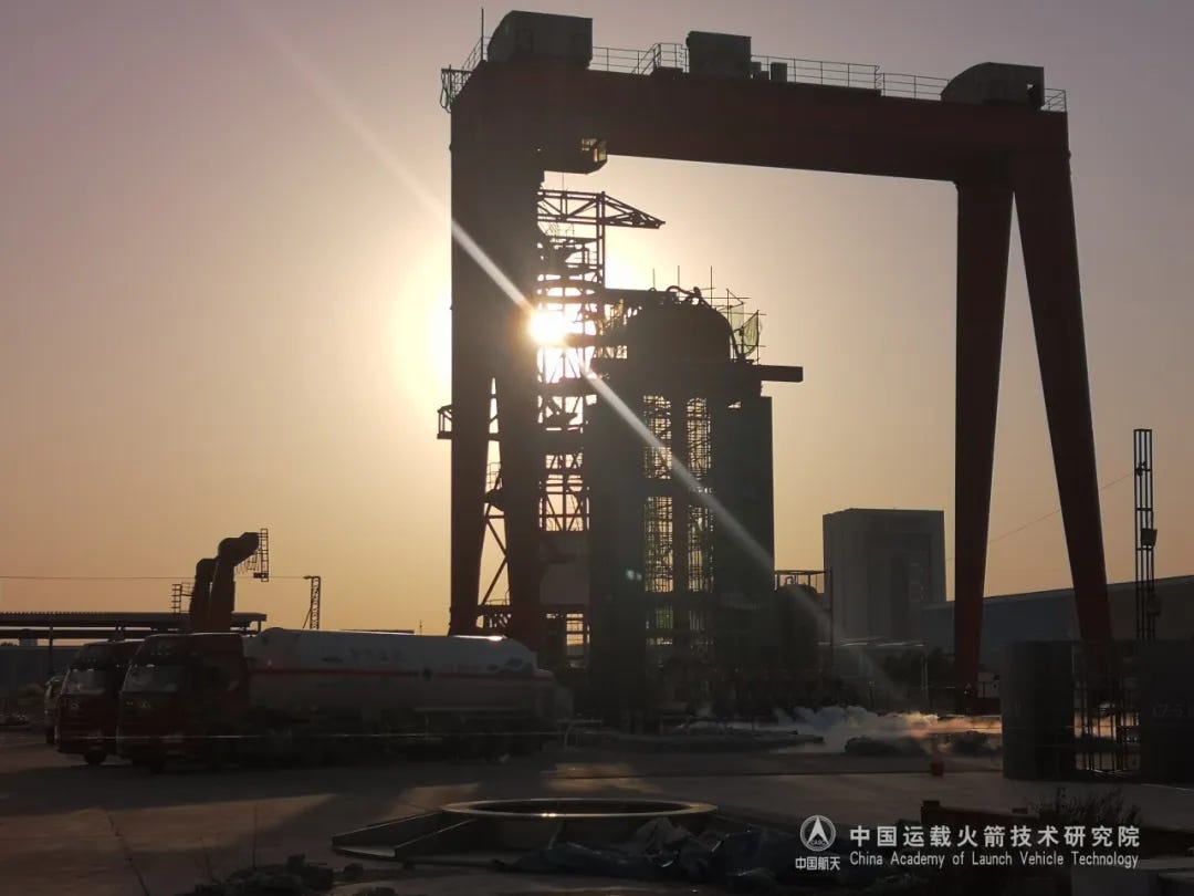 One of the China Academy of Launch Vehicle Technology’s test stands. One of the China Academy of Launch Vehicle Technology’s test stands.